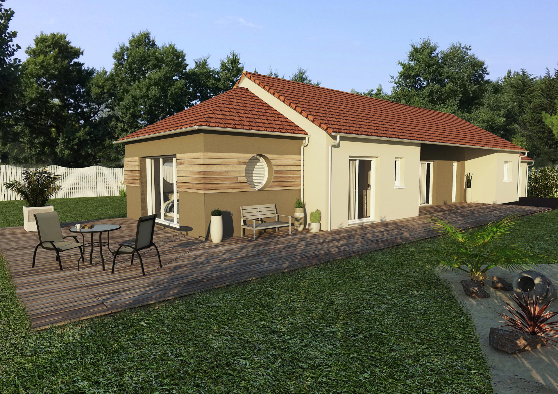 Agrandissement maison traditionnelle en pignon 20 m2