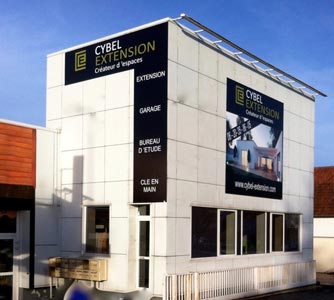 Cybel extension maison vitrine agence montargis 45