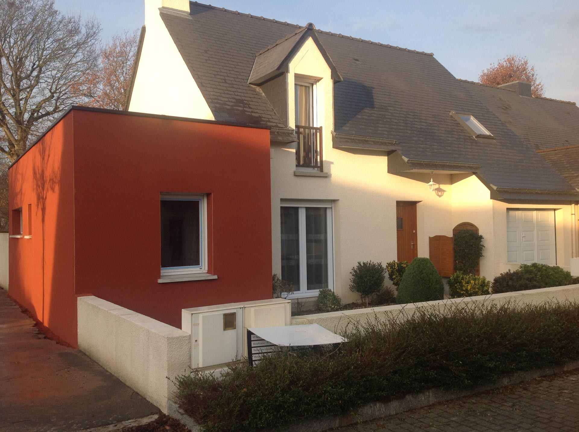 agrandissement maison rénovation suite parentale chavagne 35