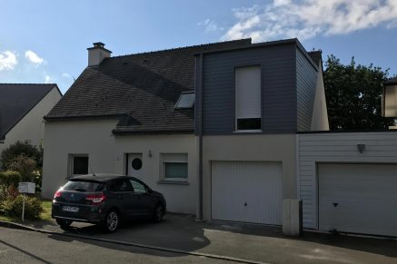 agrandissement maison garage bruz 35170