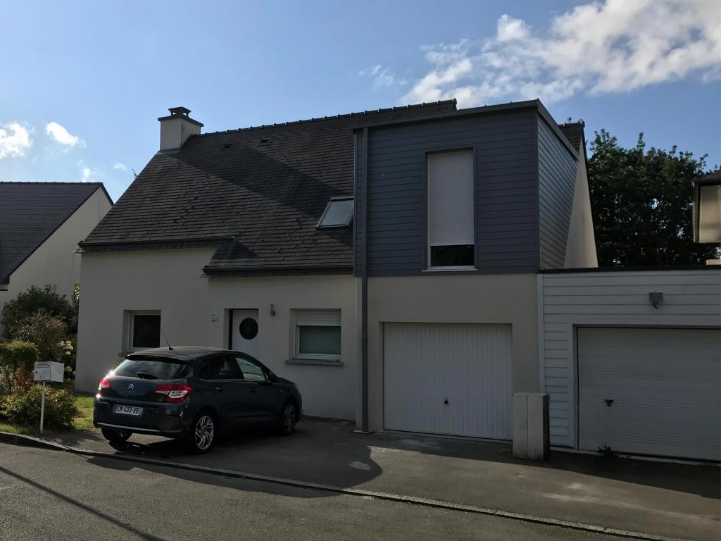 Agrandissement maison garage Bruz (35170) - CYBEL EXTENSION