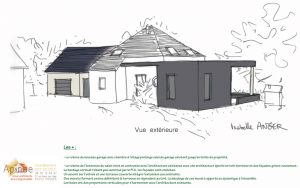 projet extension garage maison architecte morbihan 56 projet extension garage maison architecte morbihan 56