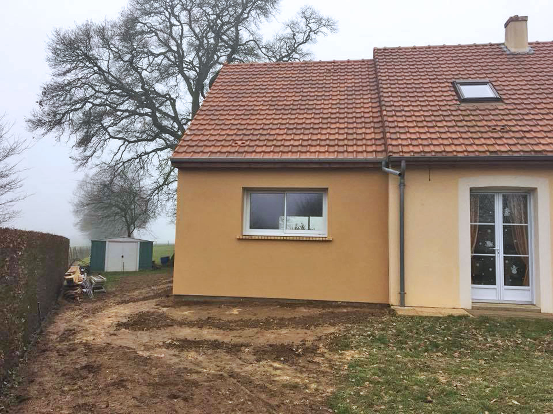 Extension en bois d'une maison de ville à Chartres (28) - Agrandir