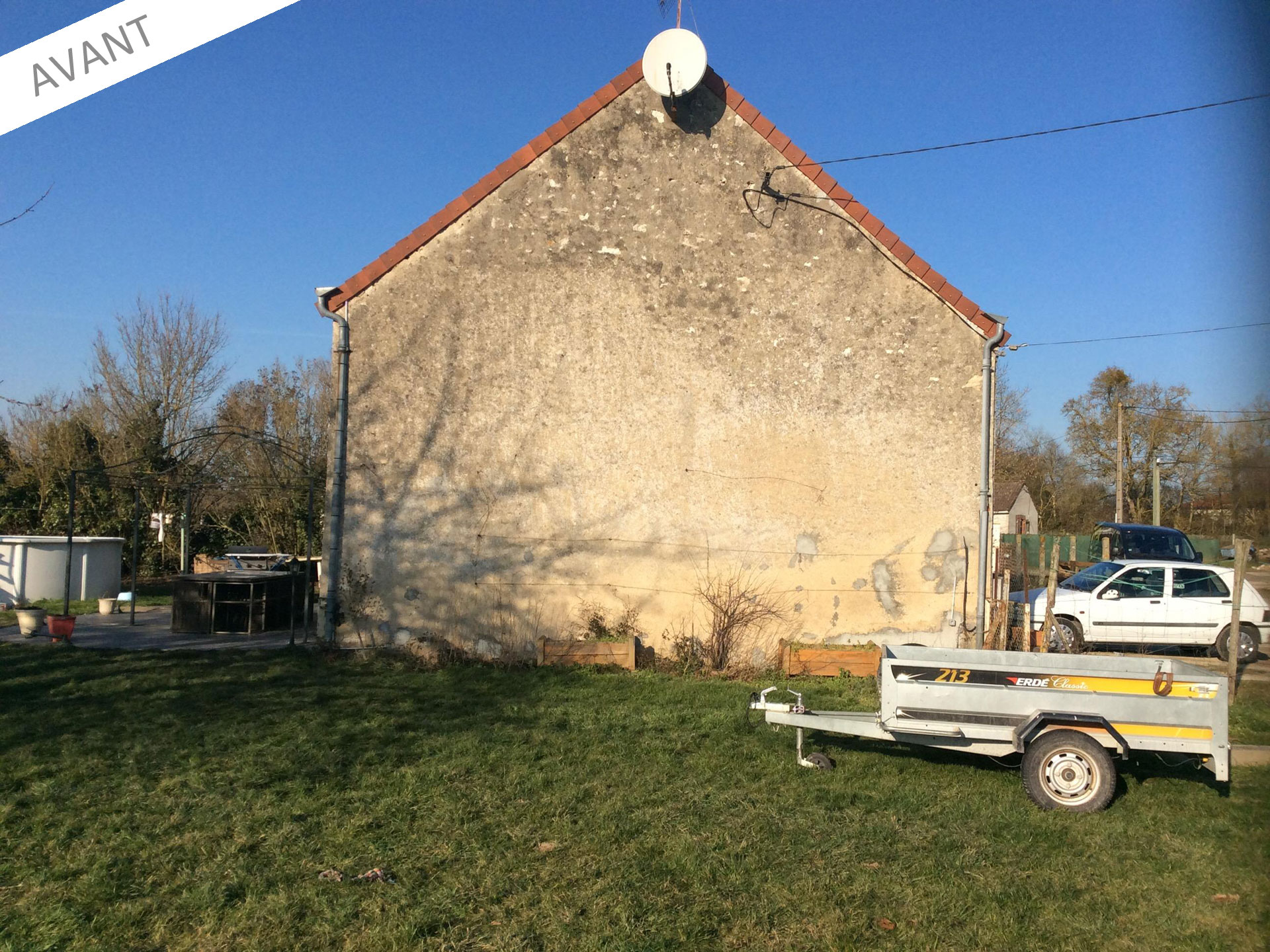 Projet d'extension cuisine d'une maison traditionnelle à Pressigny-les-Pins (45290)