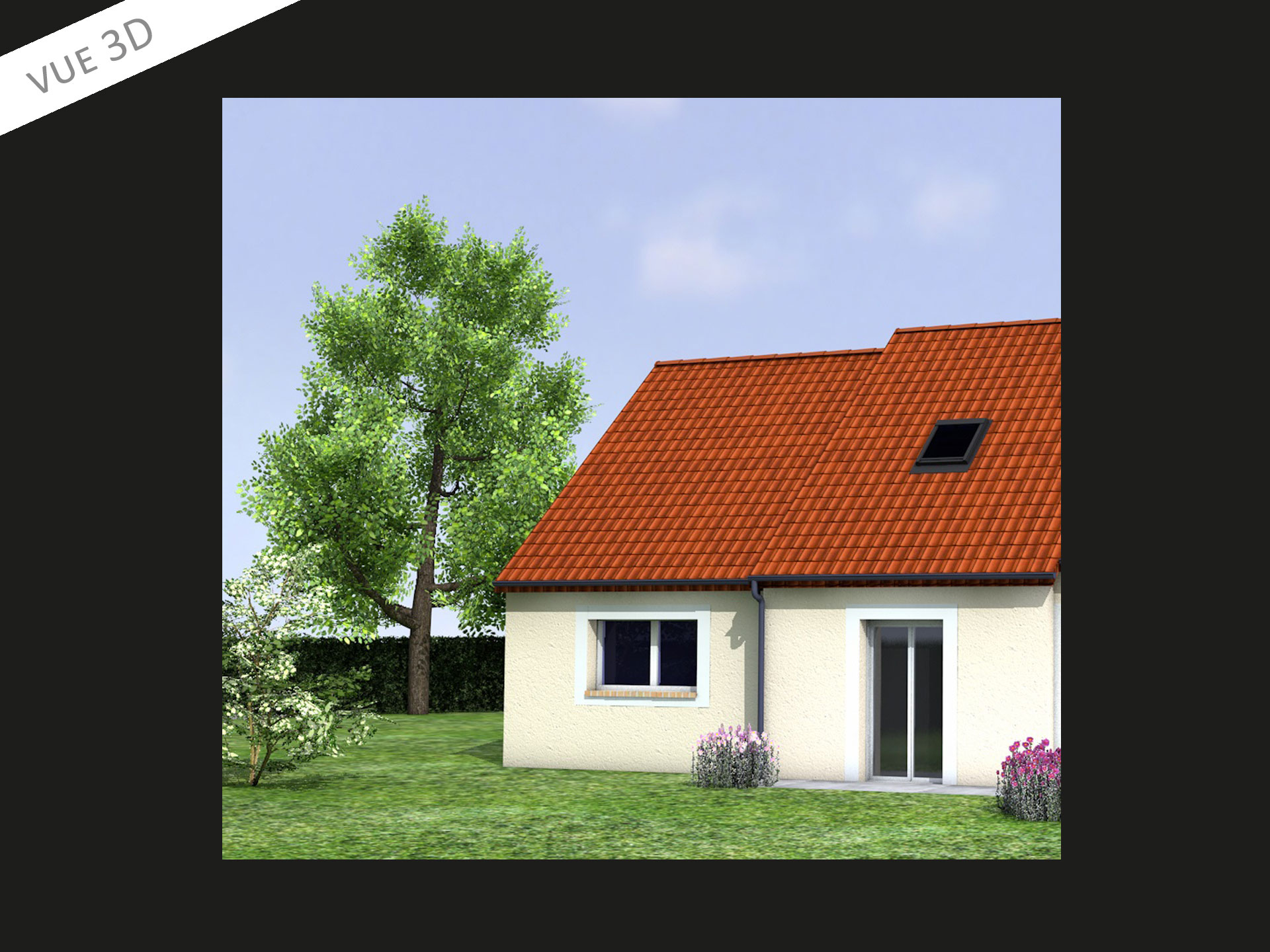 Projet 3D d'extension de maison près de Chartres (28000)