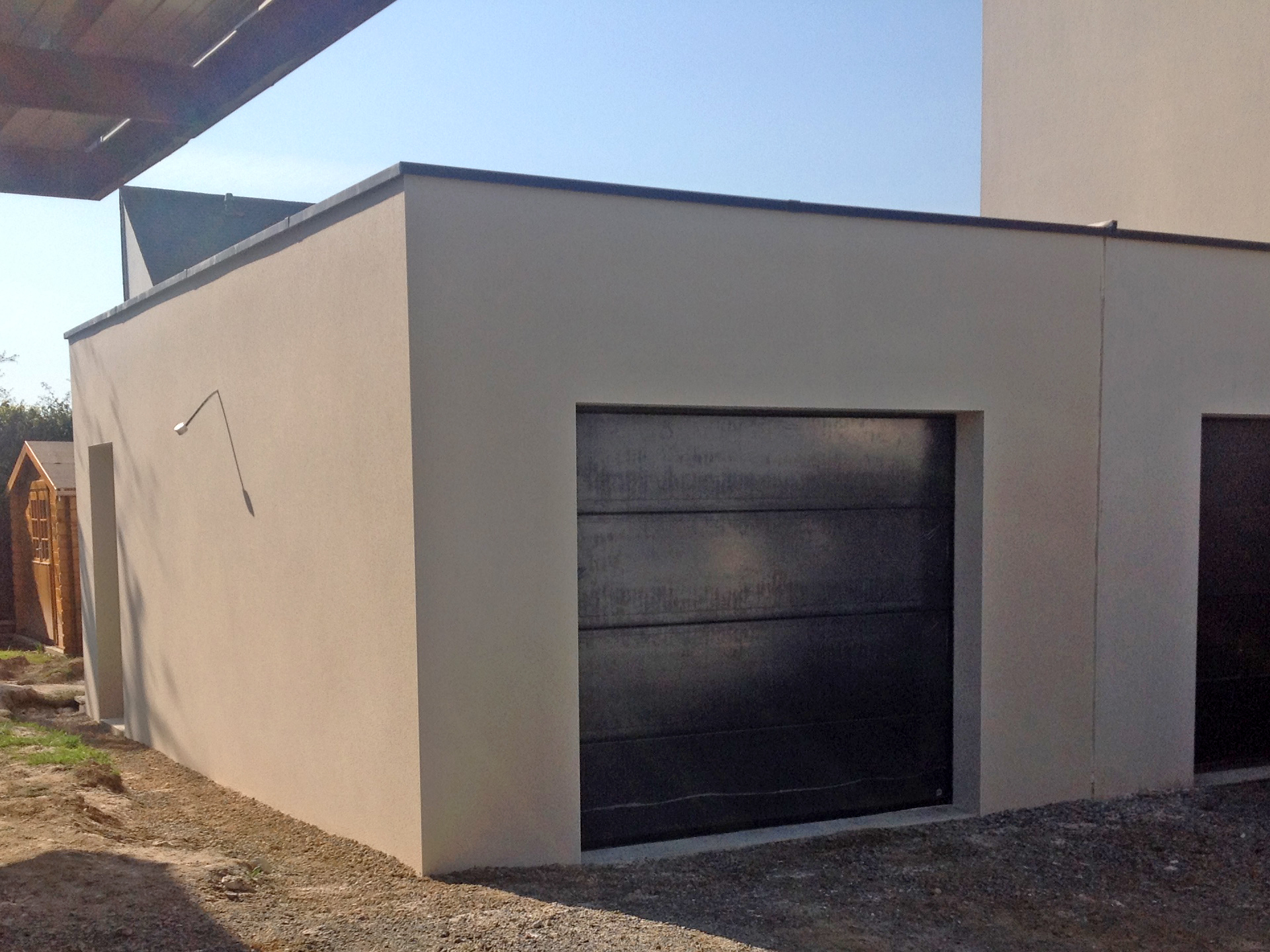 realisation garage cybel extension rennes sud janze