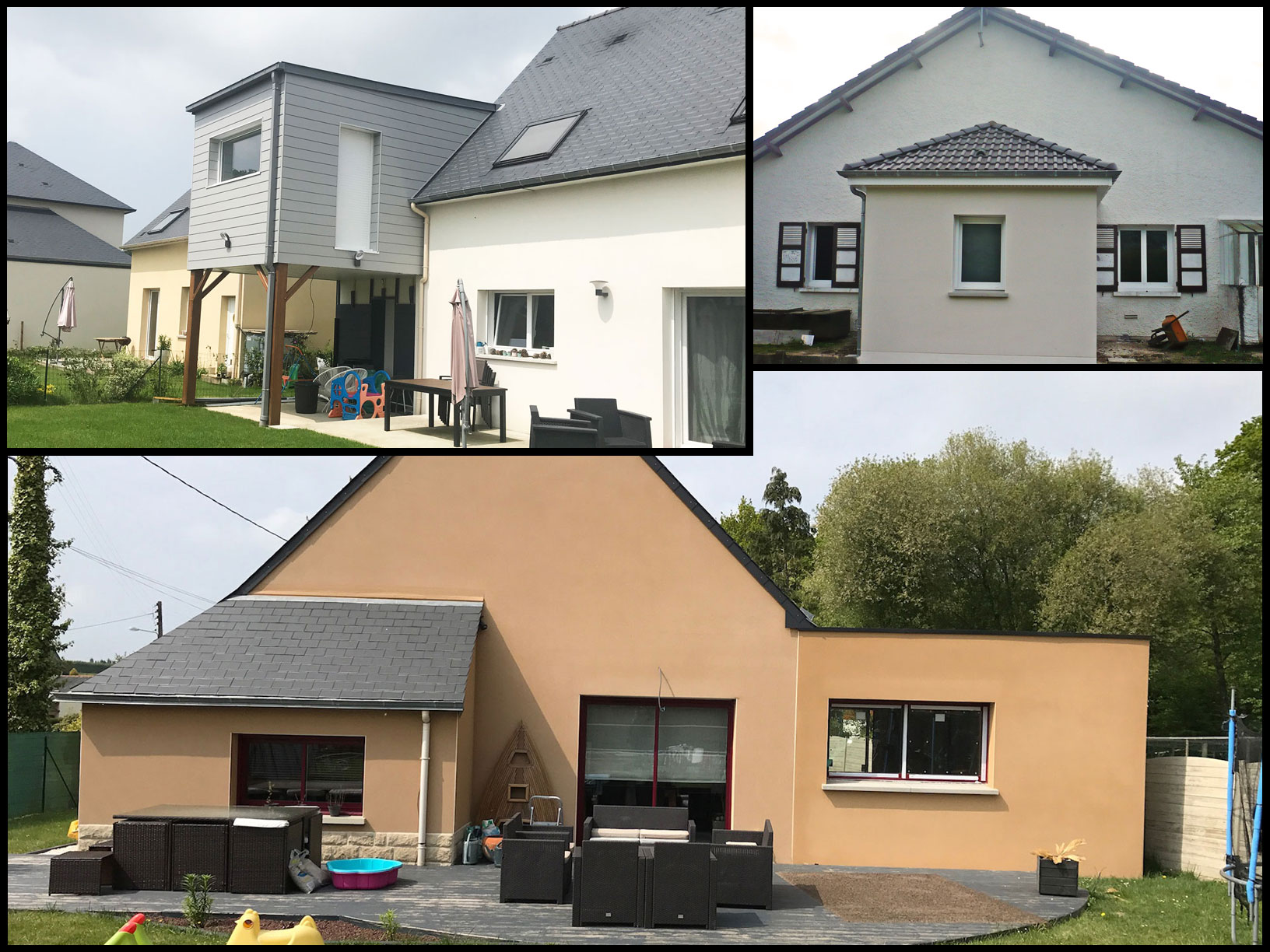 Réalisation d'agrandissements de maison et garage par Cybel Extension