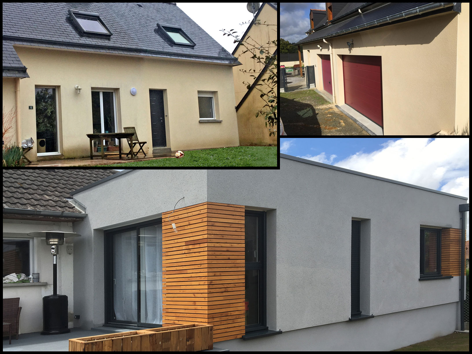 Réalisations extensions maison garage par Cybel Extension