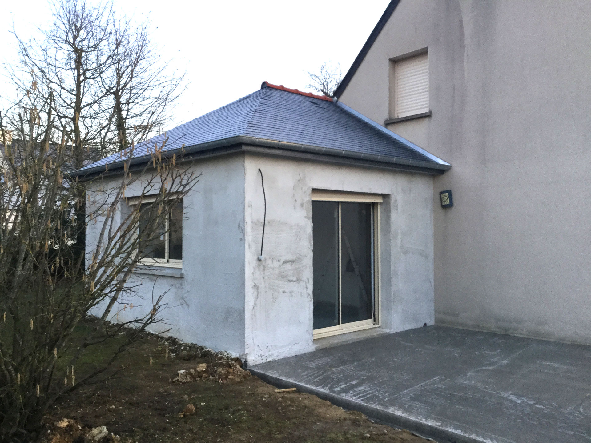 travaux agrandissement maison Iffendic 35750