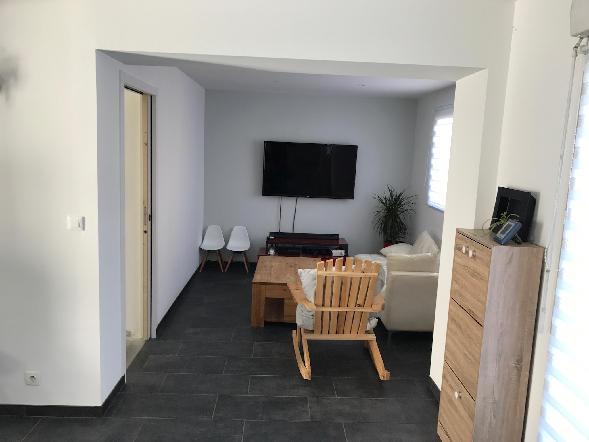 agrandissement maison pour un salon 35430