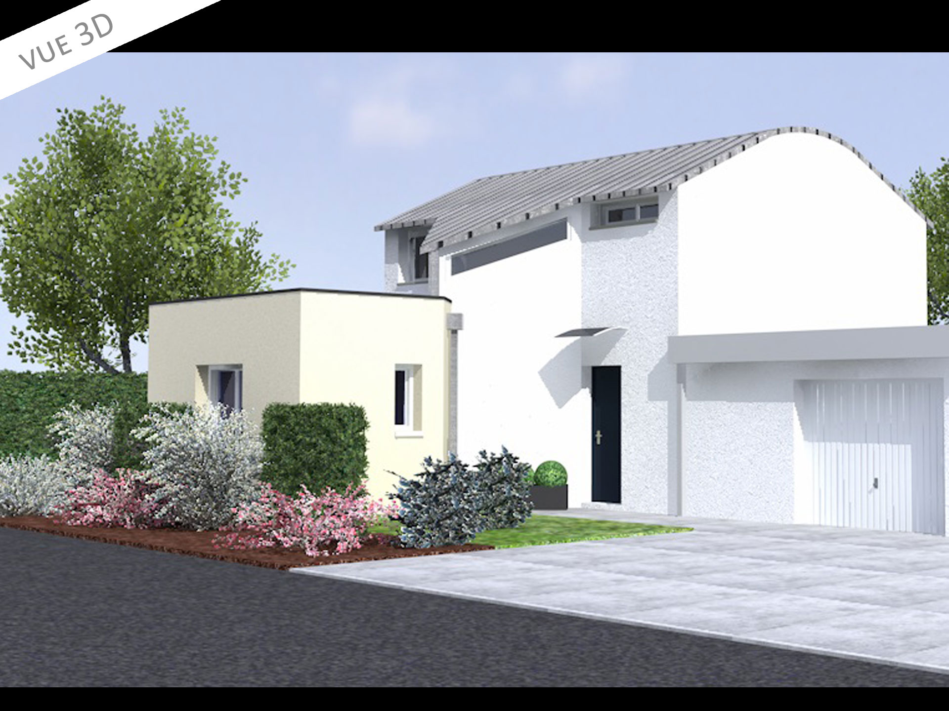 plan 3d projet extension suite parentale 35000