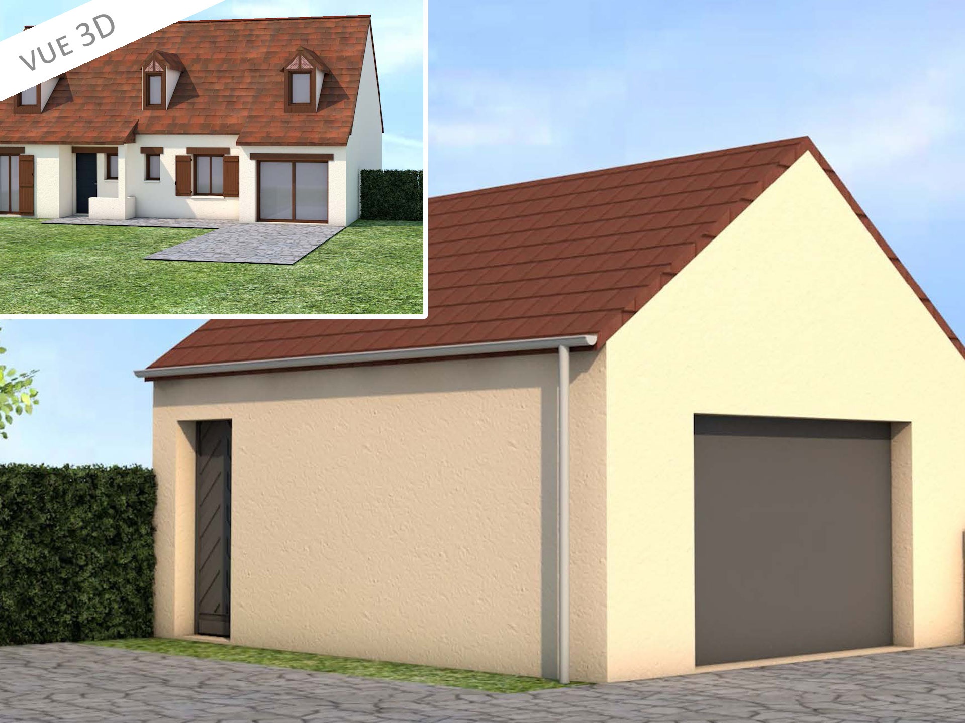 plan 3d extension garage renovation 45110