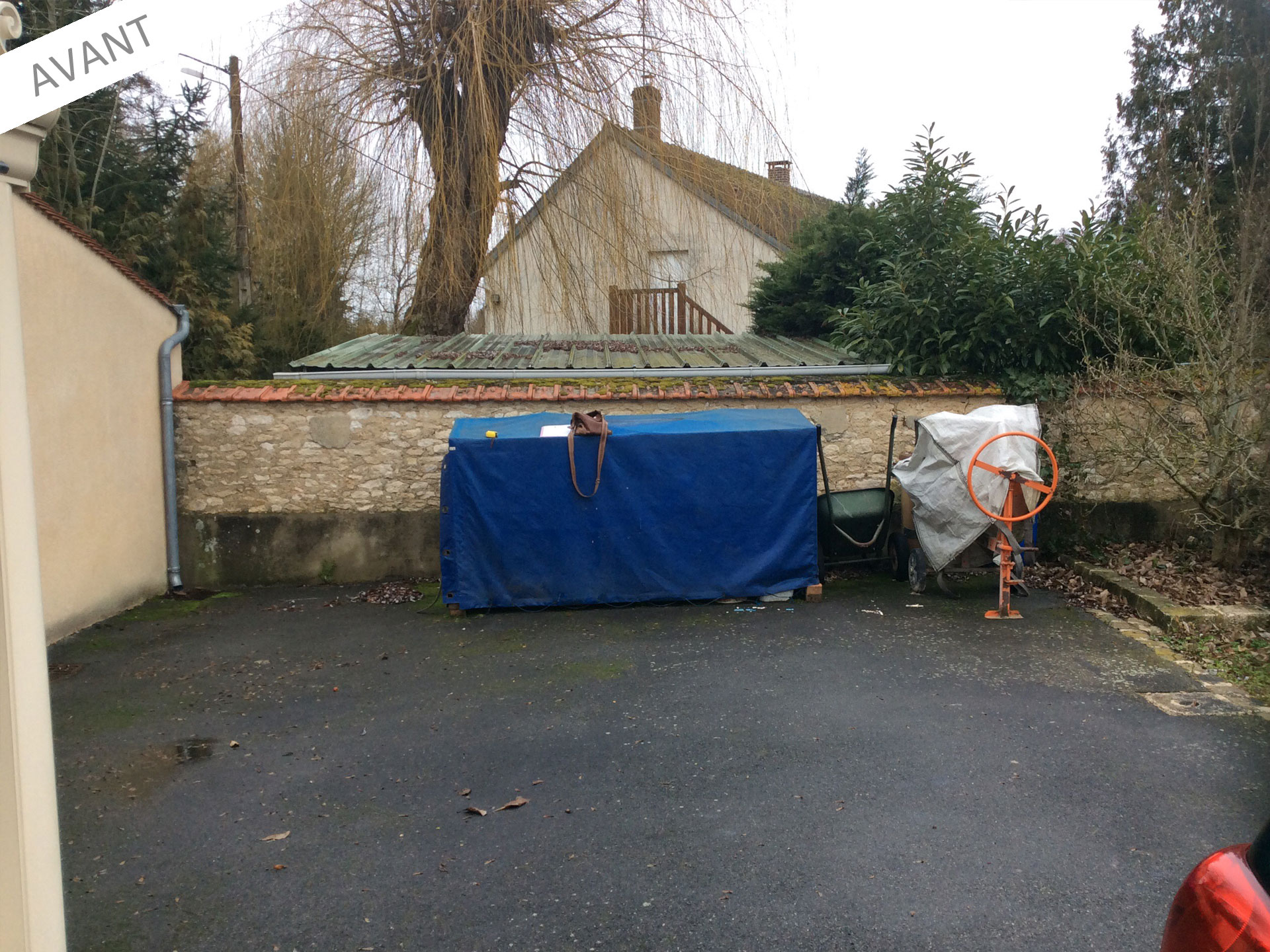 projet extension maison garage 45700