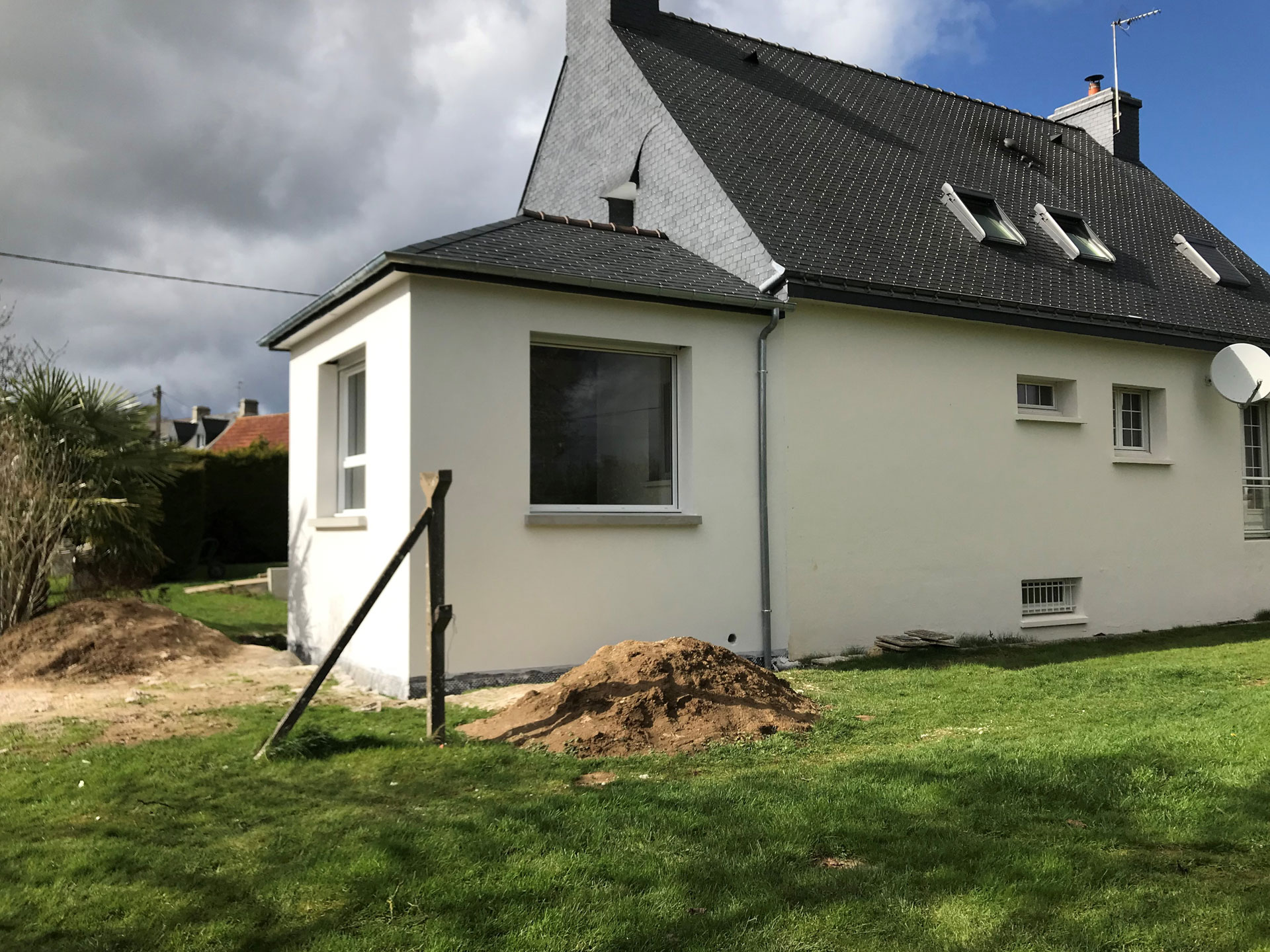 extension maison Kervignac Morbihan