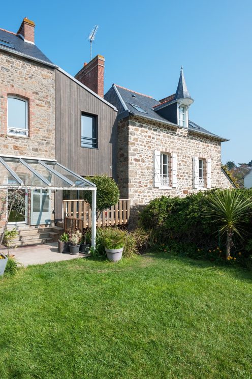 Extension maison ossature bois Saint-Malo 35400