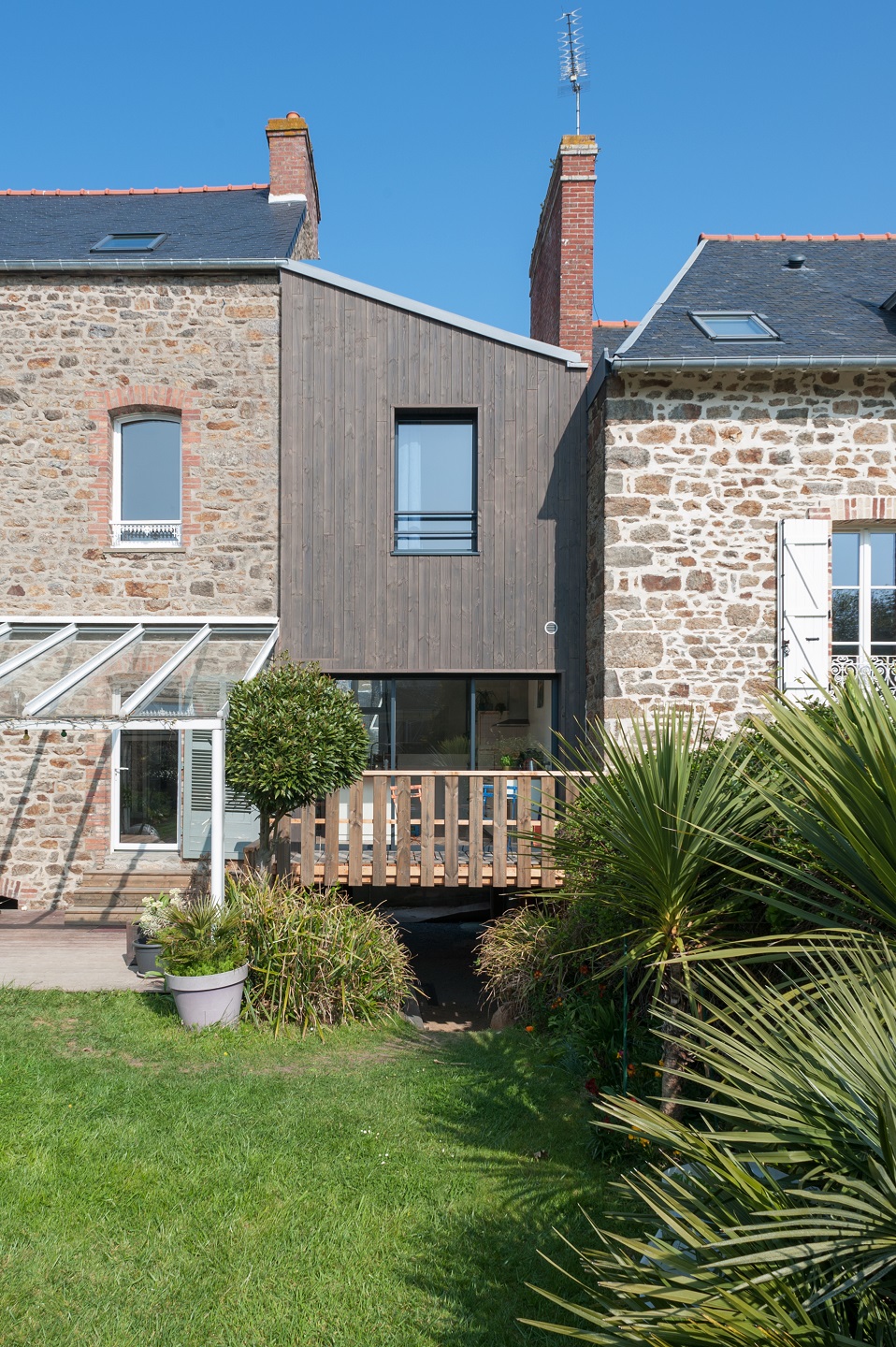 Extension maison ossature bois Saint-Malo 35400