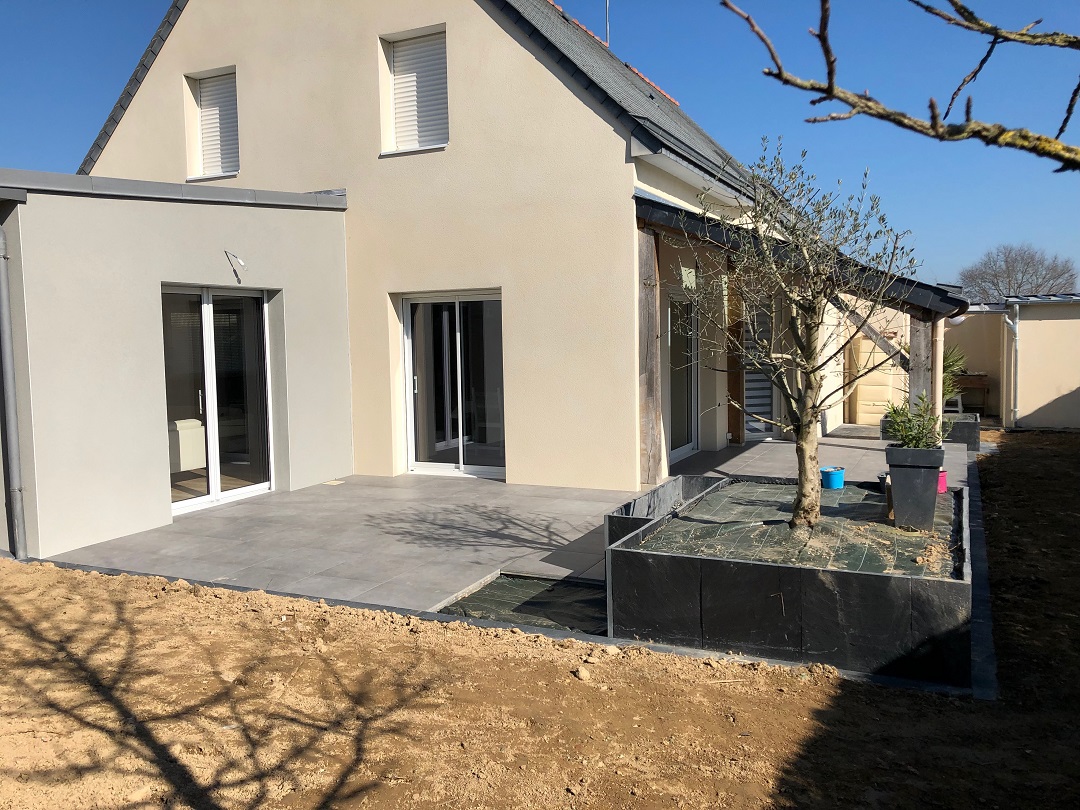 Extension salon et abri de jardin Vitré 35500