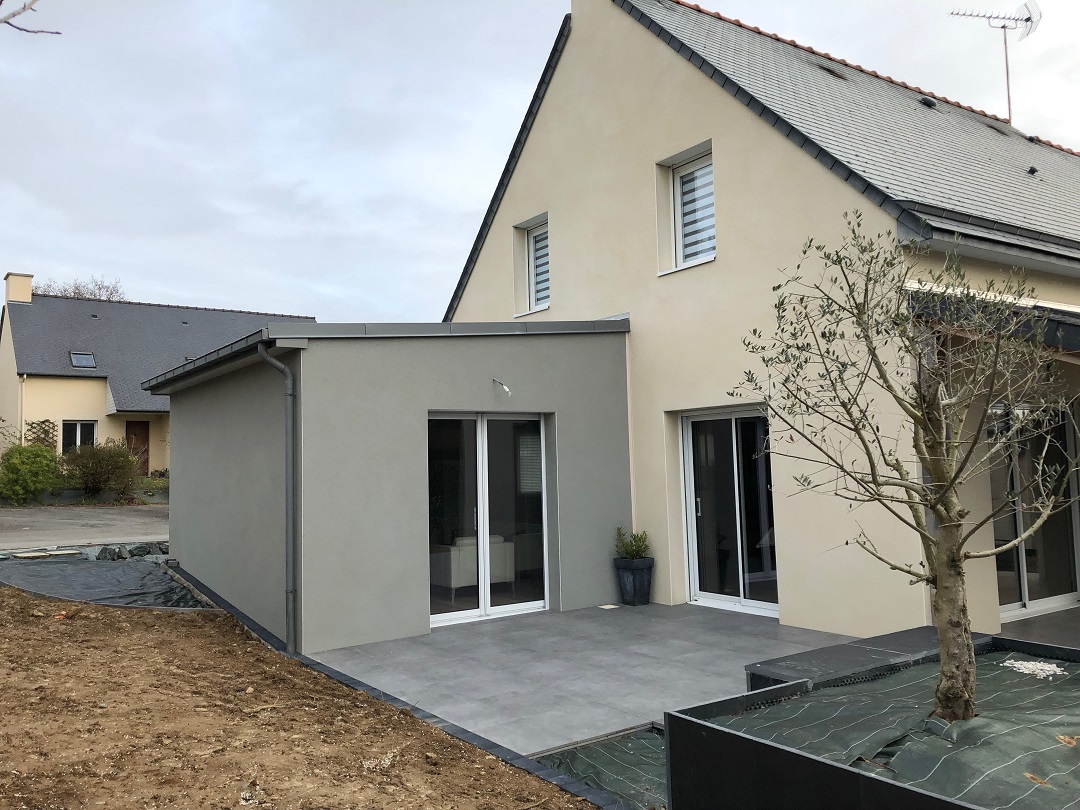 Extension salon et abri de jardin Vitré 35500