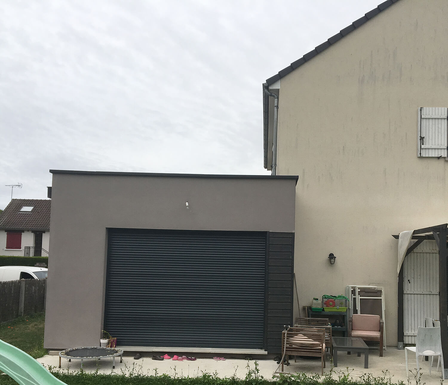 L'extension de la maison à Villemandeur (45700)