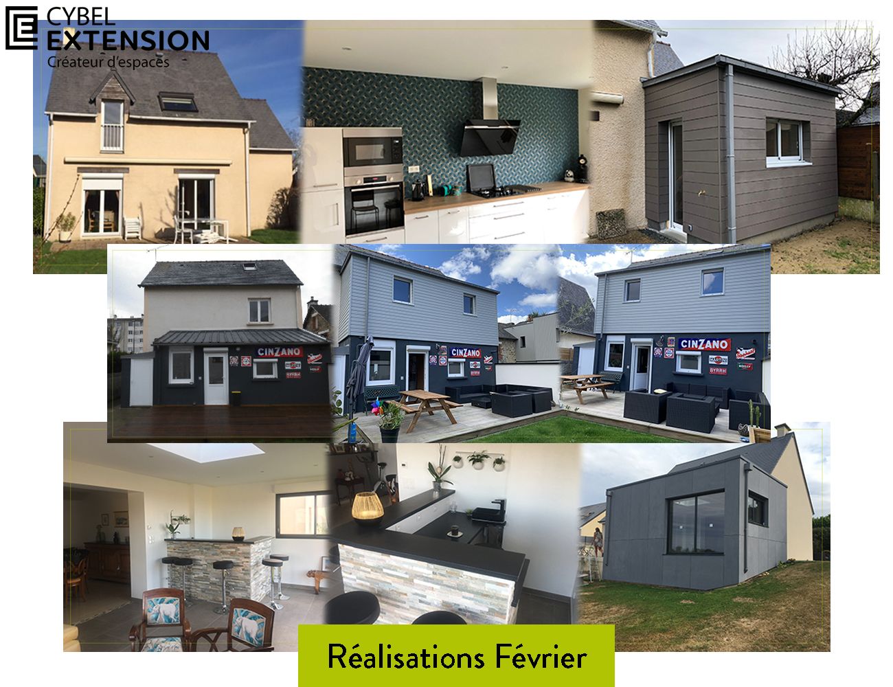 Extensions de maison de février by Cybel Extension