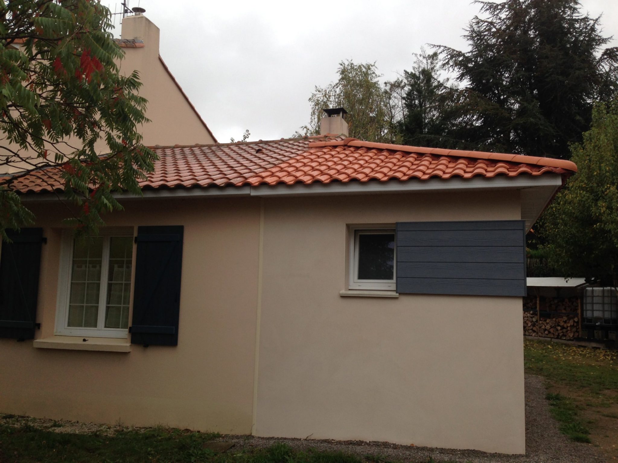 Agrandissement de la maison avec une salle de bain