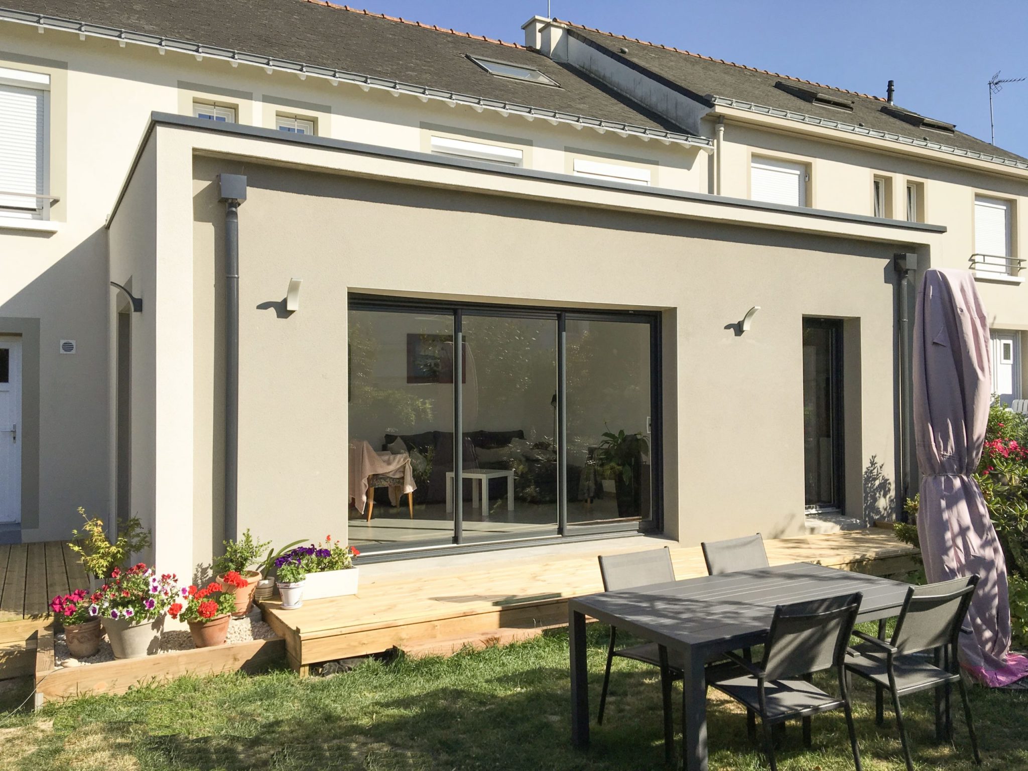 Une extension de maison à Saint-Nazaire