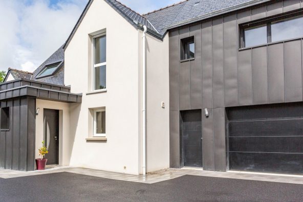 Une extension de maison à Ploeren (56880)