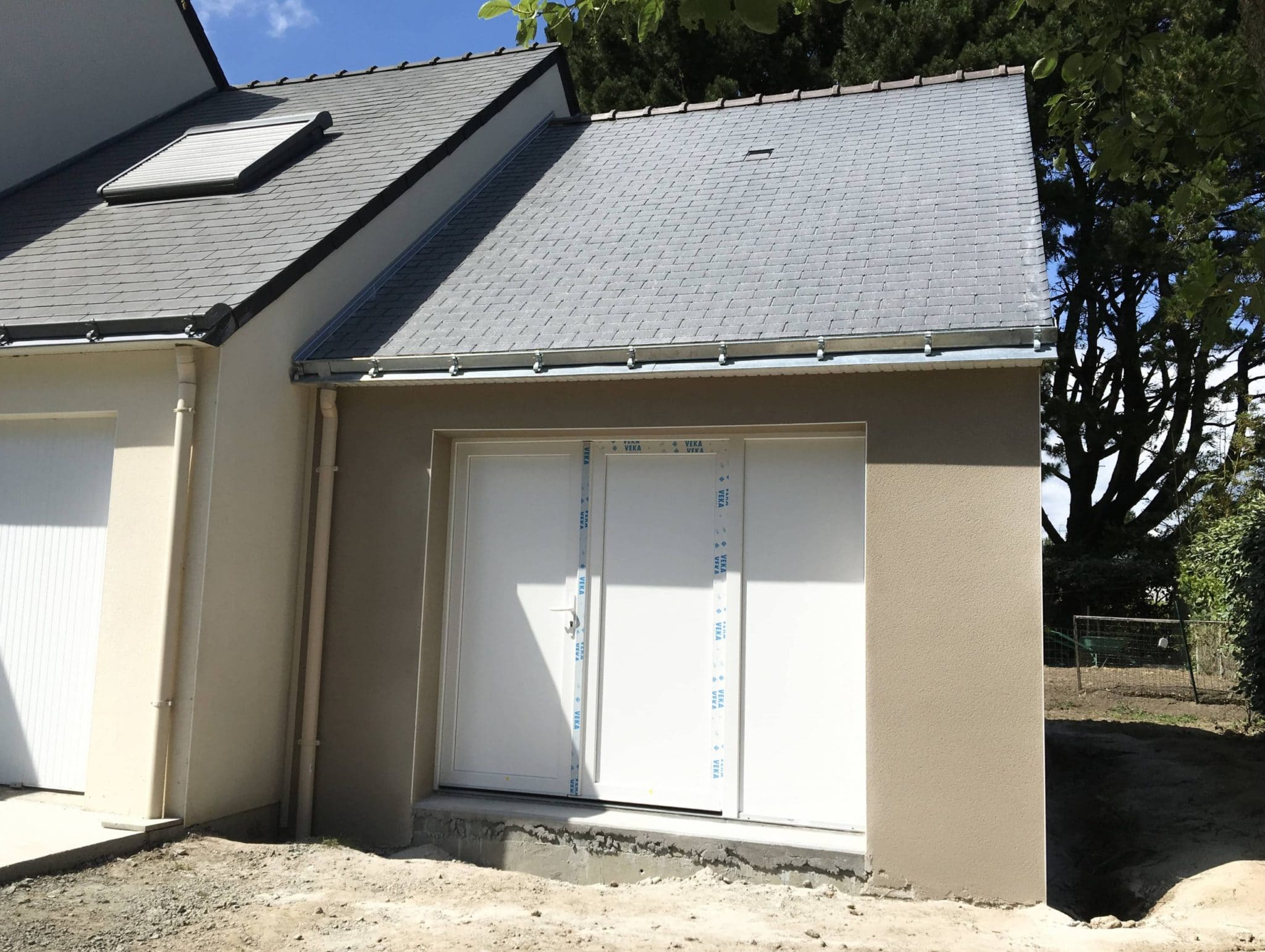 La construction du garage-atelier à La Baule (44500)