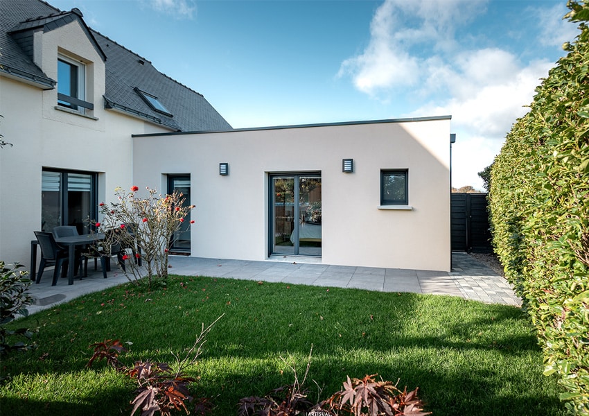 Une suite parentale dans une extension en parpaings