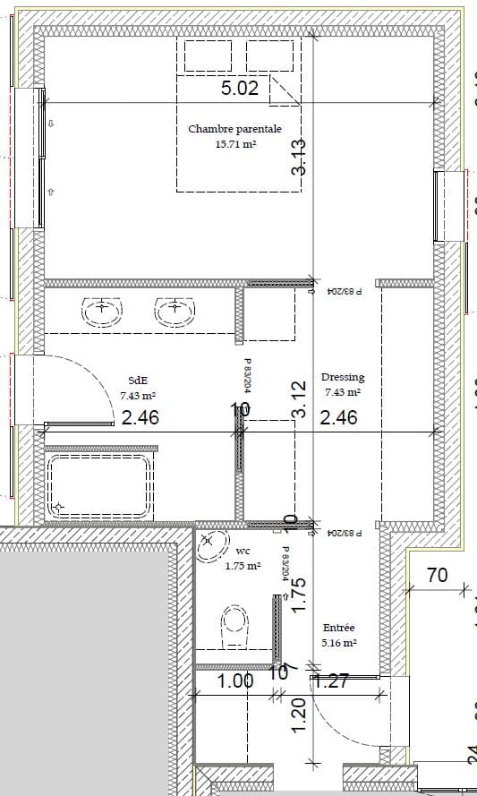 Le plan de la suite parentale