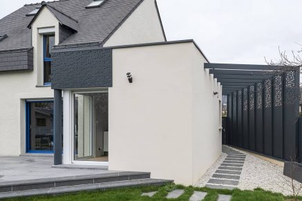 Une suite parentale dans une extension de maison cubique