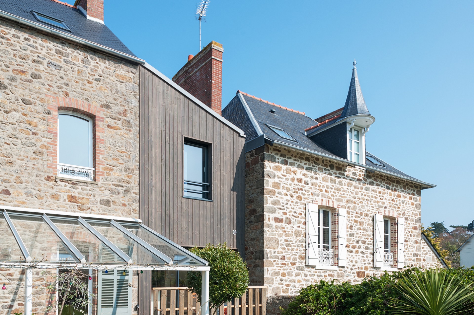 Extension maison ossature bois Saint-Malo 35400