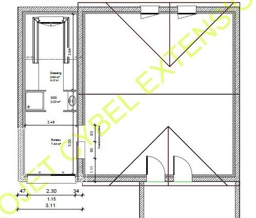 Plan agrandissement maison