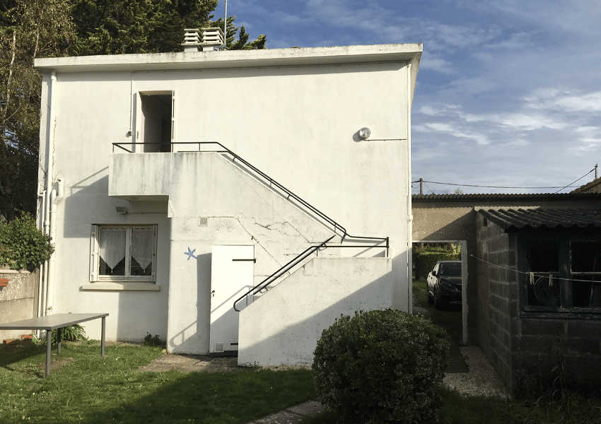 La maison avant les travaux d'extensions.