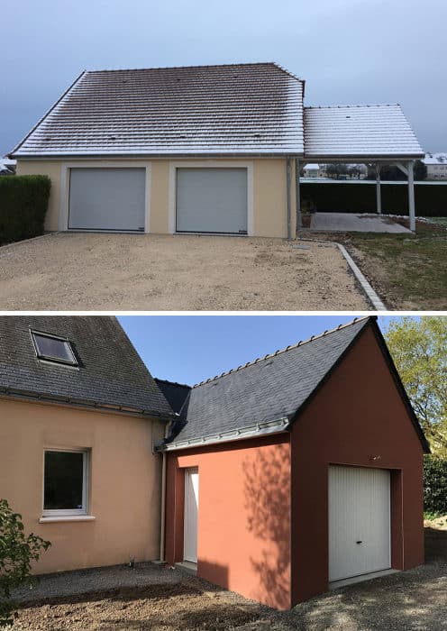 Deux projets de garages