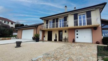 La maison avec la création du nouveau garage