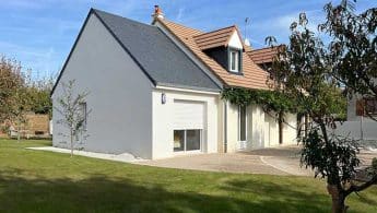 Un agrandissement à Villebarou sur le pignon