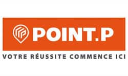 Logo POINT P, partenaire pour le gros oeuvre, le second oeuvre de Cybel Extension
