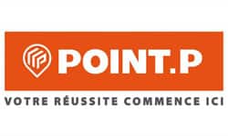 Logo POINT P, partenaire pour le gros oeuvre, le second oeuvre de Cybel Extension