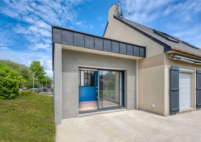 Une extension de plain pied sur le pignon