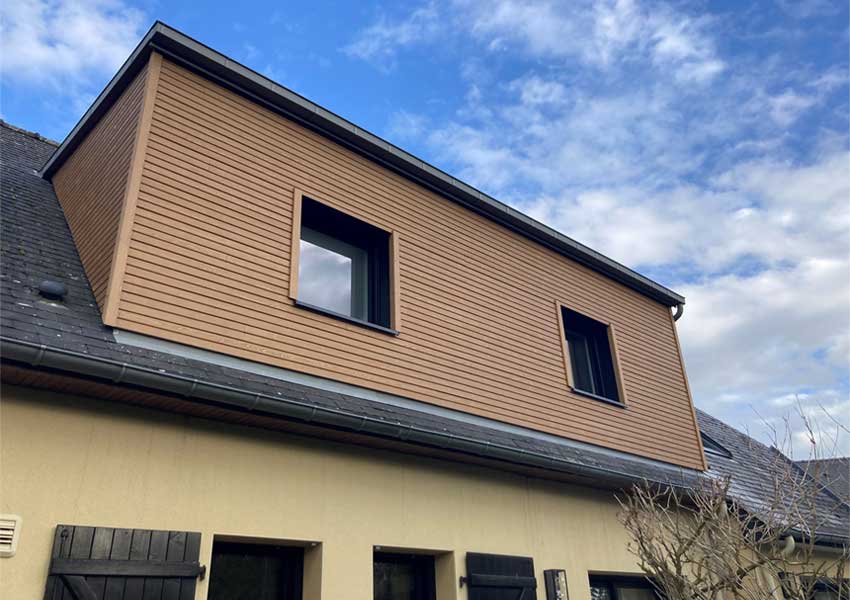 Une surélévation à Châteaugiron de 36 m²