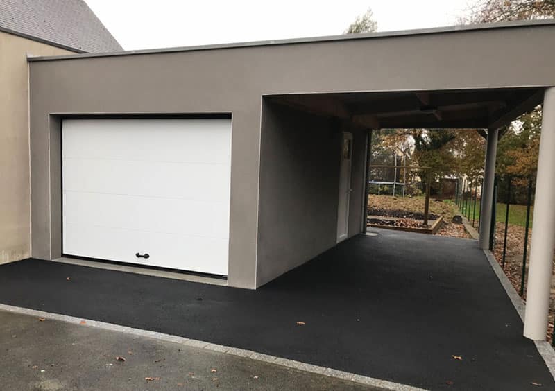 L'agrandissement de garage semi ouvert