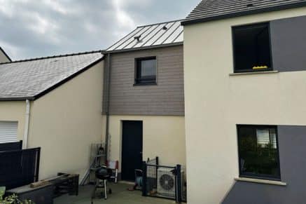 Une extension au dessus du garage