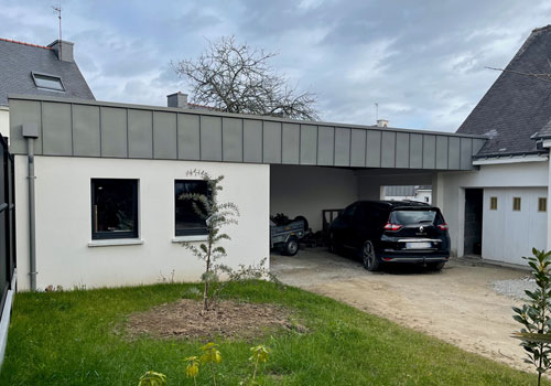 Extension et carport