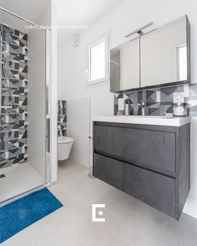 La salle d'eau de 4m²