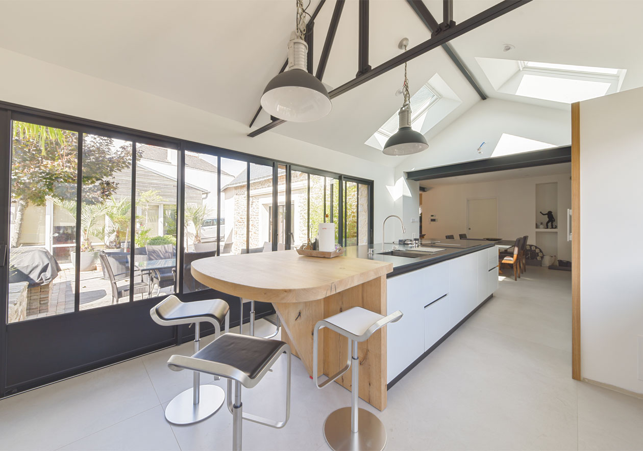 Extension lumineuse d'architecte