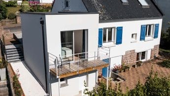 Un agrandissement de maison à Perros-Guirec