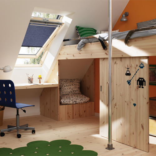 La fenêtre de toit individuelle