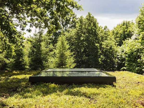 La fenêtre verre plane sur extension vitrée