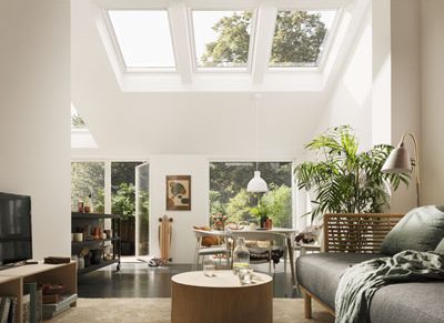 Fenêtre de toit dans cuisine